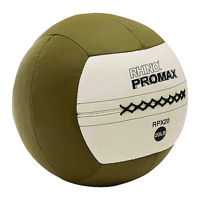 Champion Sports Rhino Promax Medicine Ball, 20 lb, Brown (CSIRPX20)