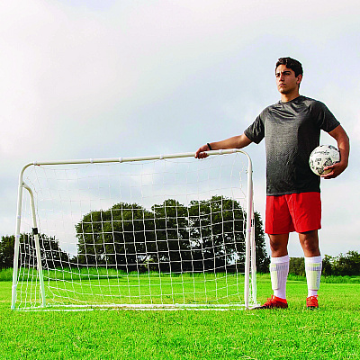 Champion Sports 3-in-1 Soccer Training Goal, 6 ft  x 4 ft, 1.25" dia Frame (CSISG3IN1)