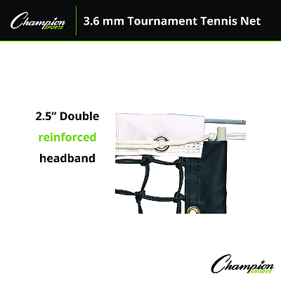 Champion Sports Tournament Tennis Net, 42 ft x 3.5 ft (CSIT200)