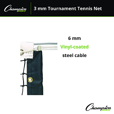 Champion Sports Tournament Tennis Net, 42 ft x 3.5 ft (CSIT100)