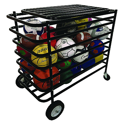 Champion Sports Ultimate Lockable Ball Locker, 24" x 44" x 39", Black (CSIUBX)