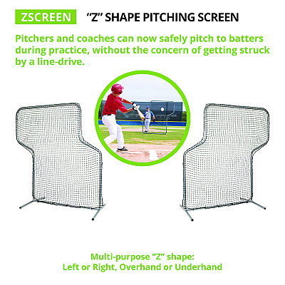 Champion Sports Z Pitching Screen, 7 ft x 5 ft (CSIZSCREEN)