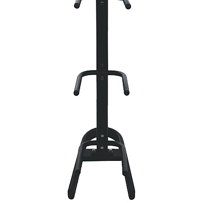 Champion Sports U-Ring Single Medicine Ball Tree, 23" x 22.5" x 64.5", Black (CSISTM1)