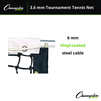 Champion Sports Tournament Tennis Net, 42 ft x 3.5 ft (CSIT200)