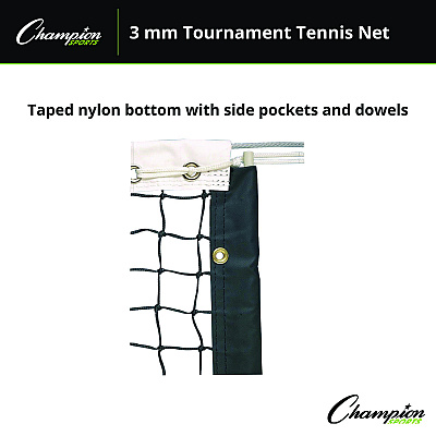 Champion Sports Tournament Tennis Net, 42 ft x 3.5 ft (CSIT100)
