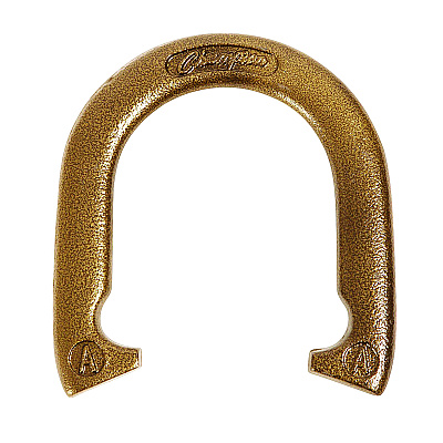 Champion Sports Steel Horseshoe Set, (4) Horseshoes/(2) 24" Stakes/Nylon Carry Bag (CSIIHS100)