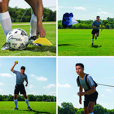Champion Sports Speed and Agility Kit, with Carry Bag (CSISAGKIT)