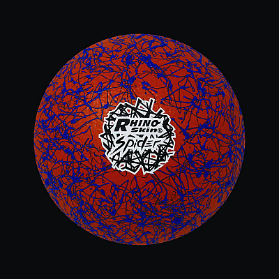 Champion Sports Rhino Skin Spider Dodgeball Set, 6.3" Diameter, Assorted Colors, 6/Set (CSIRXSPDRSET)