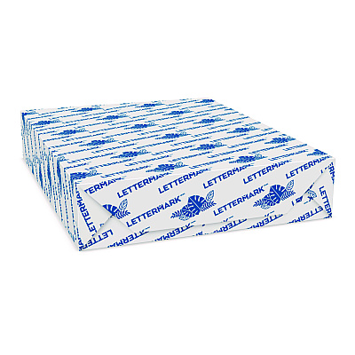 Lettermark Custom Cut-Sheet Copy Paper, 92 Bright, 5-Hole (5/16") Top Punched, 20 lb Bond Weight, 8.5 x 11, White, 500/Ream (DMR8828)