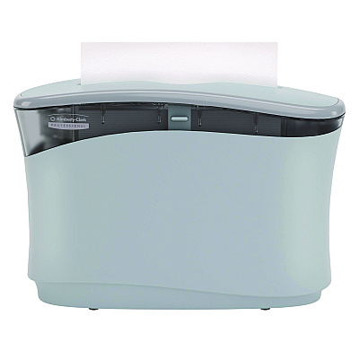 Kleenex Reveal Countertop Folded Towel Dispenser, 13.3 x 5.2 x 9, Gray (KCC55760)