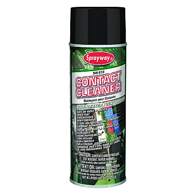 Sprayway Contact Cleaner, 10 oz Aerosol Spray, 12/Carton (CGC618)