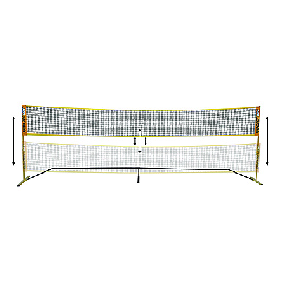 Champion Sports Rhino Port-A-Net Set, 36" to 60" x 240" (CSIPA20SET)