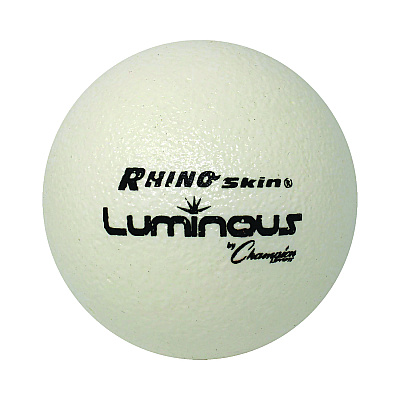Champion Sports Rhino Skin Luminous Dodgeball Set, 6.3" Diameter, 6/Set (CSIRXLUMSET)