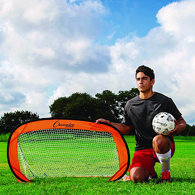 Champion Sports Pop Up Soccer Goal, 4 ft x 2 ft, Pair (CSISG42)