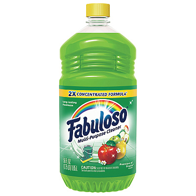 Fabuloso Multi-use Cleaner, Passion Fruit Scent, 56 oz, Bottle, 6/Carton (CPC53043)