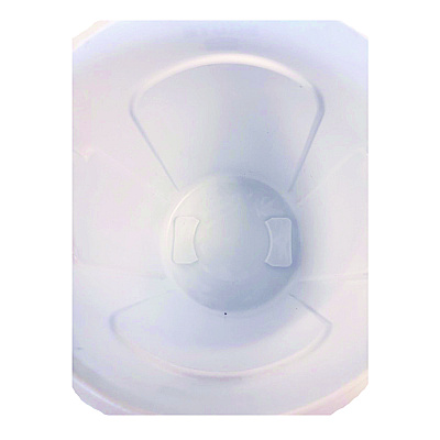 Rubbermaid Commercial Vented Round Brute Container, 20 gal, Plastic, White (RCP2620WHI)