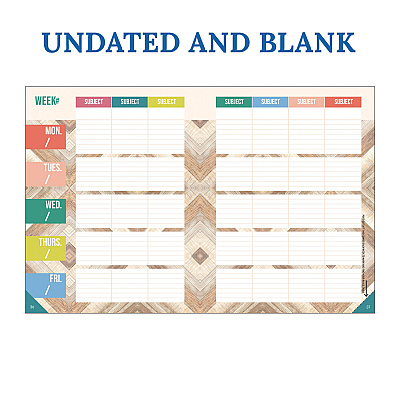 Carson-Dellosa Education Teacher Planners, Weekly/Monthly, Two-Page Spread, 11 x 8.5, Multicolor Cover, True to You Theme (CDP105051)