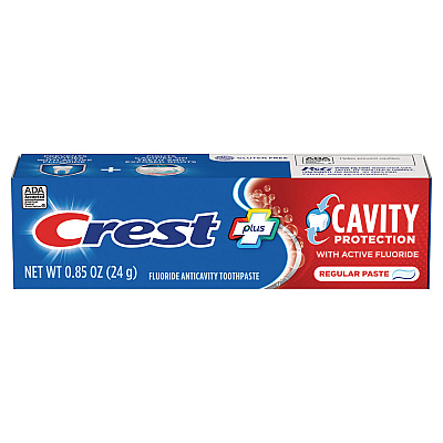 Crest Cavity Protection Toothpaste, Personal Size, 0.85 oz Tube, 240/Carton (PGC09596)