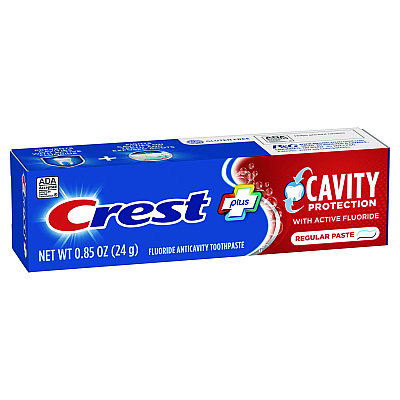 Crest Cavity Protection Toothpaste, Personal Size, 0.85 oz Tube, 240/Carton (PGC09596)