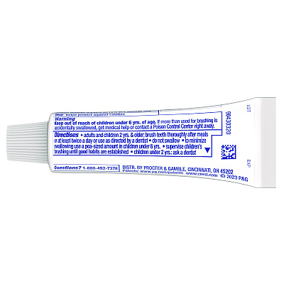 Crest Cavity Protection Toothpaste, Personal Size, 0.85 oz Tube, 240/Carton (PGC09596)