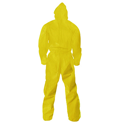 KleenGuard A70 Chemical Spray Protection Coveralls, 2X-Large, Yellow, 12/Carton (KCC09815)