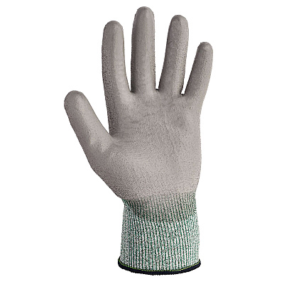 KleenGuard G60 Level 3 Economy Cut Resistant Gloves, Large, Gray/Salt and Pepper, 12 Pairs/Carton (KCC13825)