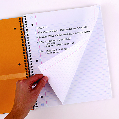Five Star Wirebound Notebook, 5-Subject, Medium/College Rule, Assorted Cover Colors, (200) 11 x 8.5 Sheets, 2/Pack (MEA820190)