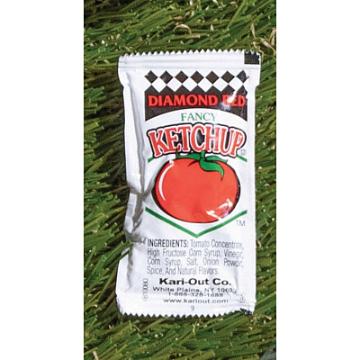 Kari-Out Sauce, Ketchup, 8 g Packet, 1,000/Carton (KOT1810080)