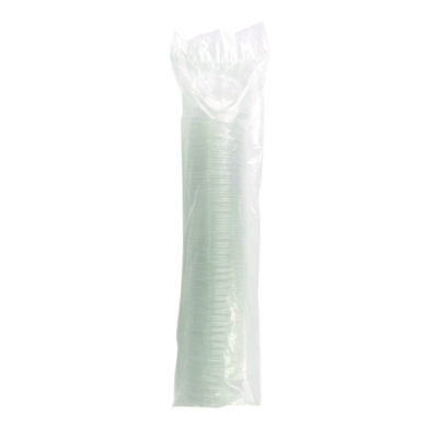 Boardwalk Souffle/Portion Cup Lids, Fits 3.25 oz to 5.5 oz Portion Cups, Clear, 2,500/Pack (BWKPRTLID4)