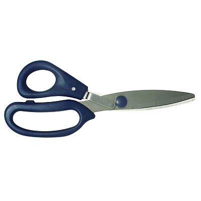 Westcott Power Pivot Shears, 8" Long, 3.5" Cut Length, Straight Blue Handle (ACM00454)
