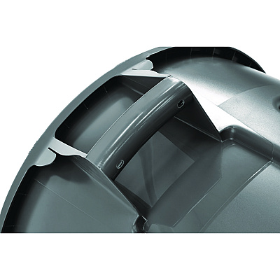 Rubbermaid Commercial Vented Round Brute Container, 20 gal, Plastic, Gray (RCP262000GRA)