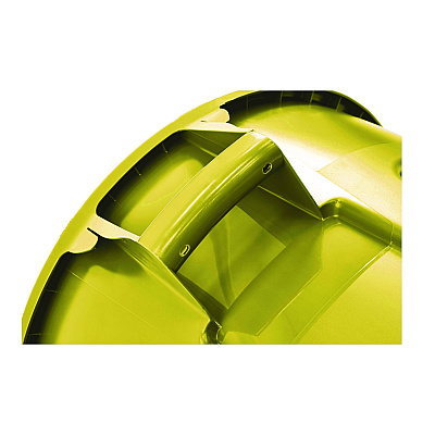 Rubbermaid Commercial Vented Round Brute Container, 32 gal, Plastic, Yellow (RCP2632YEL)