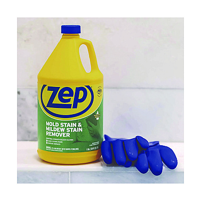 Zep Commercial Mold Stain and Mildew Stain Remover, 1 gal Bottle (ZPEZUMILDEW128E)