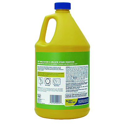 Zep Commercial Mold Stain and Mildew Stain Remover, 1 gal Bottle (ZPEZUMILDEW128E)