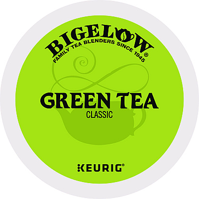 Bigelow Green Tea K-Cup Pack, 24/Box, 4 Box/Carton (GMT6085CT)