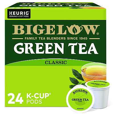 Bigelow Green Tea K-Cup Pack, 24/Box, 4 Box/Carton (GMT6085CT)