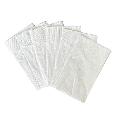 GEN Dinner Napkins, 2-Ply, 14.5"W x 16.5"D, White, 150/Pack, 20 Packs/Carton (GEN15X17DINW)