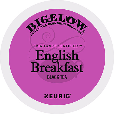 Bigelow English Breakfast Tea K-Cups, 24/Box, 4 Box/Carton (GMT6080CT)