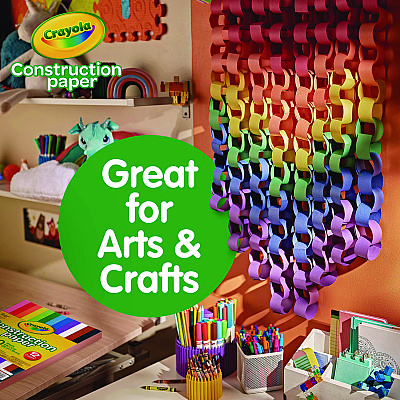 Crayola Construction Paper, 9 x 12, Assorted Colors, 240 Sheets/Pack (CYO993200)