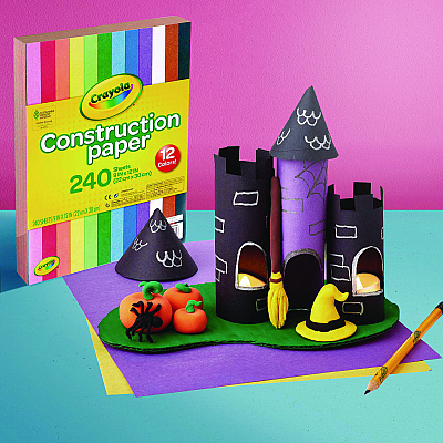 Crayola Construction Paper, 9 x 12, Assorted Colors, 240 Sheets/Pack (CYO993200)