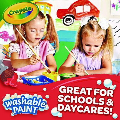 Crayola Washable Paint, Magenta, 1 gal Bottle (CYO542128069)