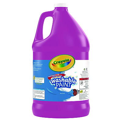 Crayola Washable Paint, Magenta, 1 gal Bottle (CYO542128069)