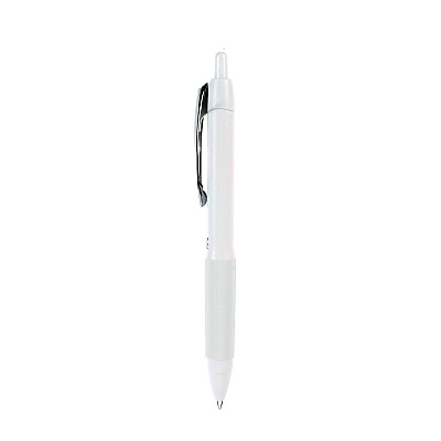 uniball 207 Plus+ Gel Pen, Retractable, Medium 0.7 mm, Black Ink, White Barrel, Dozen (UBC70706)