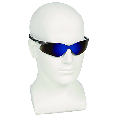 Kimberly-Clark V30 Nemesis Vl, Gun Metal Frame, Blue Mirror Lens (KCC20471)