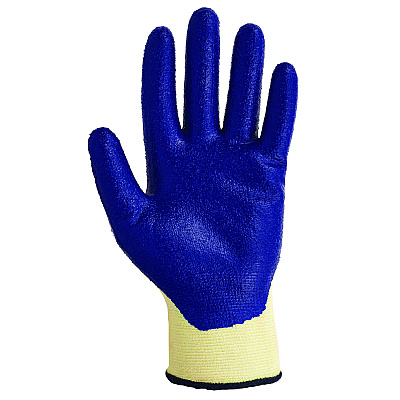 Kimberly-Clark Kleenguard G60 Level2 Large Nitrile Coasted Cut Glove Ylw/Blu 5/12 (KCC98232)