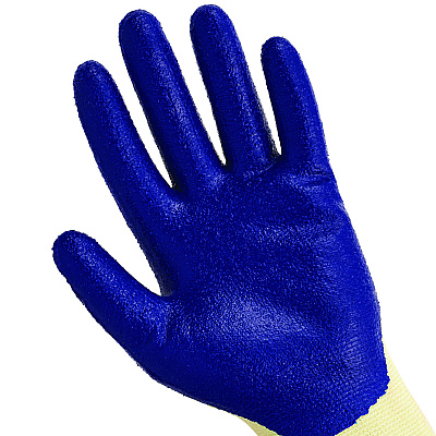 Kimberly-Clark Kleenguard G60 Level2 Large Nitrile Coasted Cut Glove Ylw/Blu 5/12 (KCC98232)