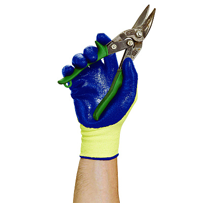 Kimberly-Clark Kleenguard G60 Level2 Large Nitrile Coasted Cut Glove Ylw/Blu 5/12 (KCC98232)