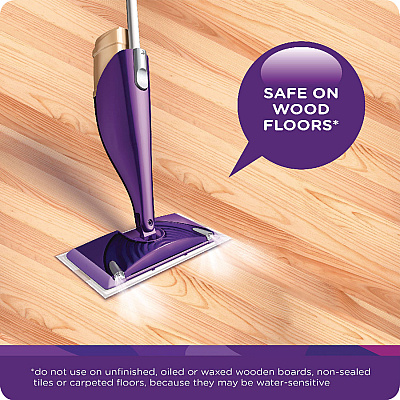 Swiffer WetJet System Cleaning-Solution Refill, Lavender Scent, 1.25 L, 4/Carton (PGC77811CT)