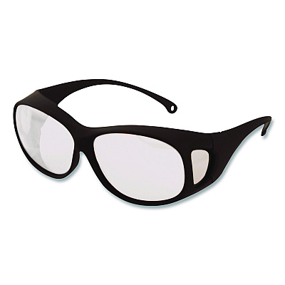 KleenGuard V50 OTG Safety Eyewear, Black Frame, Clear Anti-Fog Lens (KCC20746)