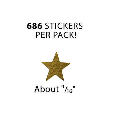 Teacher Created Resources Sticker Valu-Pak, Foil Stars, 686/Pack (TCR6644)